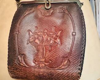 ANTIQUE LEATHER PURSE