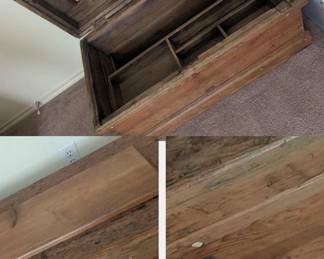 Furniture Carpenters Chest, approx. 1800 to 1940 pine or fir