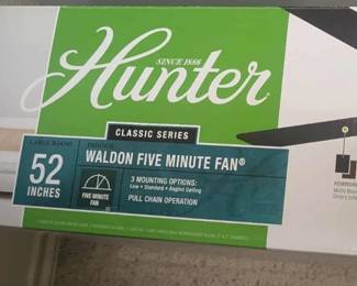 Household Hunter Ceiling Fan New In Box