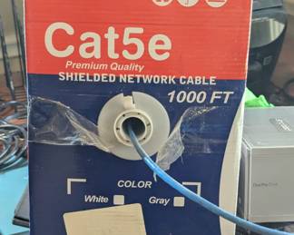 Cat5e 1000 ft shielded network cable