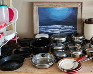 Cast iron pans