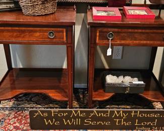 Matching side tables 