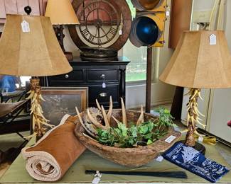 Antler lamps