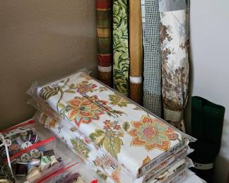 Fabrics and sewing supplies