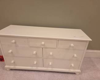 #45	Pottery Barn Kids 7 Drawer Chest of Drawers - 56x18x30	 $125.00 
