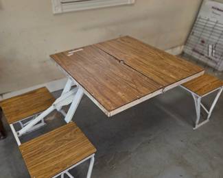 #40	Collapsible Picnic Table 33x31x26 	 $35.00 
