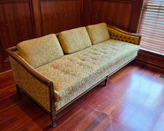 #58	Interior Crafts Parlor Sofa Gold Print - Loose Back Cushions and Button Seat single Cushion - 84" Long	 $75.00 
