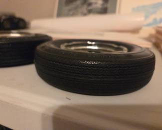 #141	Pair of Vintage Goodyear Tire Ashtrays	 $20.00 
