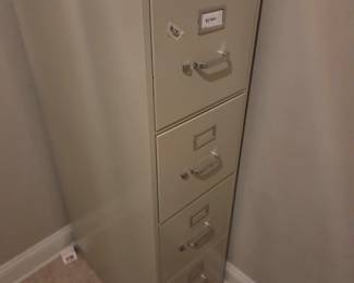 #126	Hon Metal Letter Filing Cabinet 	 $20.00 
