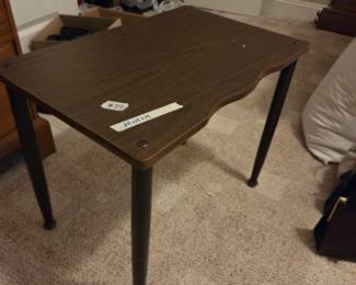 #77	Laminate Short End Table - 24x15x19	 $20.00 
