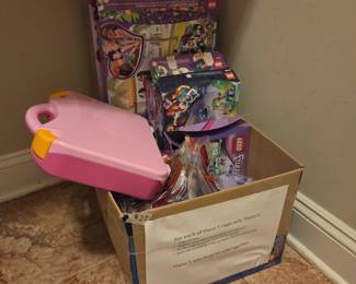#27	Lego Friends Lego Sets - set of 5 	 $150.00 
