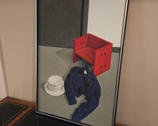 #101	Original oil on Canvas Framed - Signed by B. Trowbridge 24.5x37 Framed 	 $125.00 

