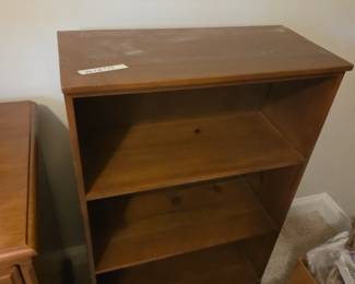 #76	Mastercraft Pine 2 Shelf Bookshelf - 26x12x43	 $65.00 
