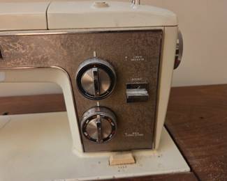 #81	Sears Kenmore Vintage Metal Sewing Machine and Cabinet	 $60.00 
