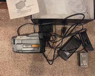 #130	Sony Handycam video 8 model TRV32	 $45.00 

