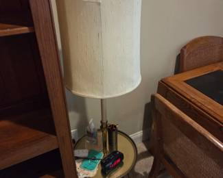 #97	Brass Floor Table Lamp - 14x54 (as is Condition)	 $25.00 
