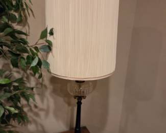 #113	Pair of 38" Tall Heavy Brass Base Lamps	 $60.00 
