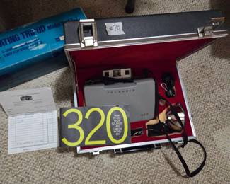 #70	Polaroid 320 Automatic Land Camera w/Case and Accessories	 $20.00 
