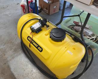 #43	Tractor Mount Sprayer 25 Gallon Spayer w/electric Bestway AG - 35" Long	 $40.00 
