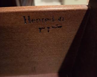 #114	Henredon Wood Side  Chair w/cane Sides	 $75.00 
