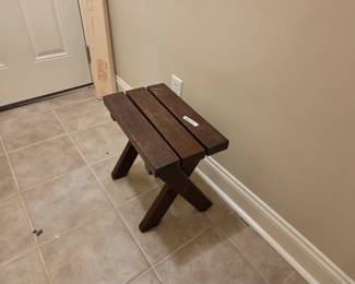 #82	Wood Stool - 18x11x16	 $25.00 
