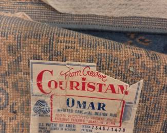 #109	Kouristan Machine Made Slate Blue/Cream Area Rug - Imported 100% Wood - 8x6	 $65.00 
