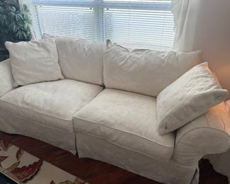 beautiful white sofa 