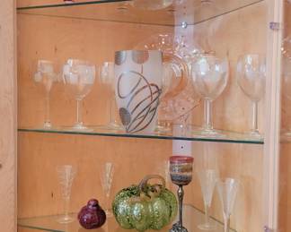 Oooooo....do I see a glass pumpkin?