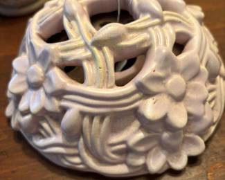 Vintage Weller flower frog