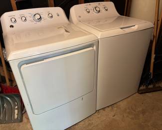 GE washer and dryer