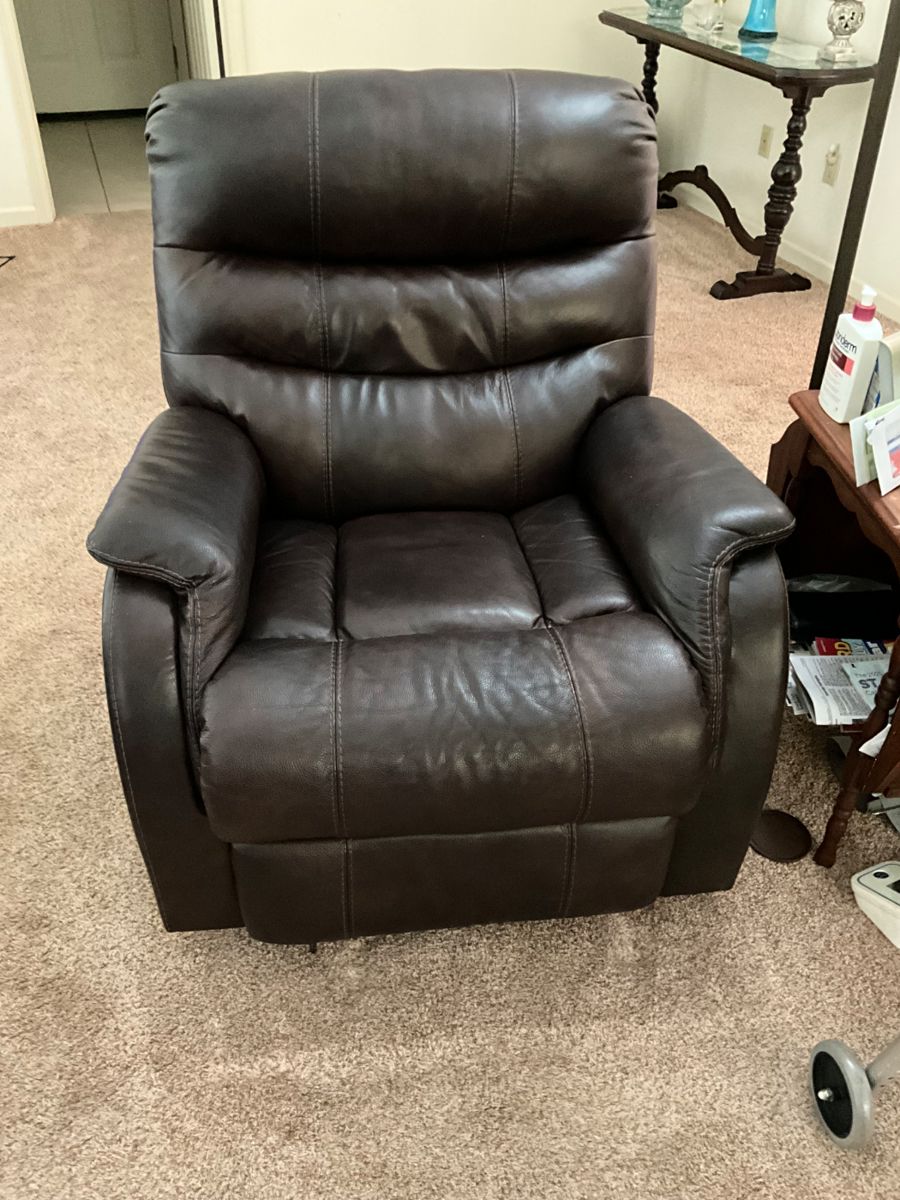Leather LaZboy recliner