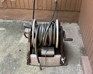 Hose & reel - back yard