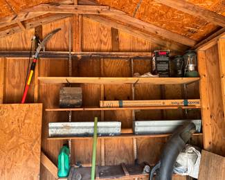 Outside storage building is full!