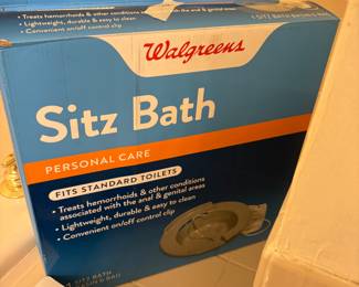 Sitz bath in master bath