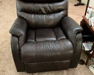 Leather LaZboy recliner