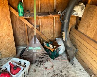 Outside storage building is full!