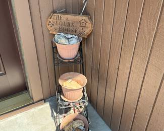 Outside front door