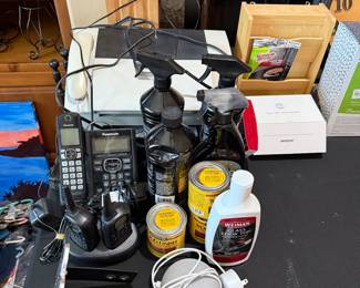 Cleaning Supplies, Walkie Talkies, House Phone
