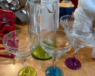 Margarita Glasses, Pitcher