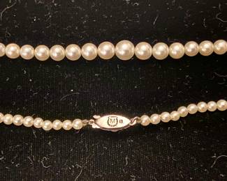Mikimoto pearl necklace