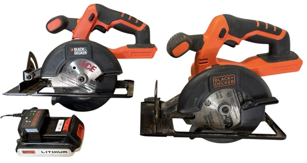2 Generations of BLACK DECKER Saws