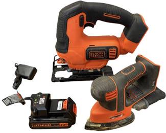 BLACK DECKER Cordless Sander  Saw