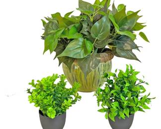 Small Medium Faux Greenery
