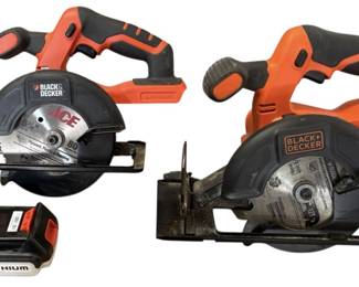 2 Generations of BLACK DECKER Saws
