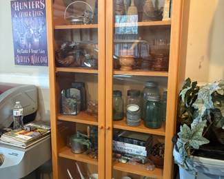 . . . great display cabinet filled with treasures