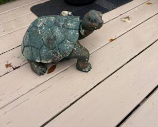. . . cement turtle