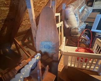 . . . wood ironing board