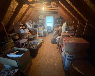 . . . attic is jam packed!