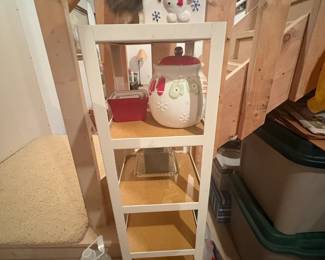 . . . cute display shelf with Hallmark cookie jar