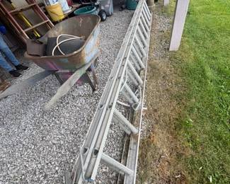 . . . aluminum ladder